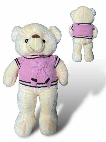 Cuddly bear Teddy bear - 75CM - soft cuddly bear - with t-shirt