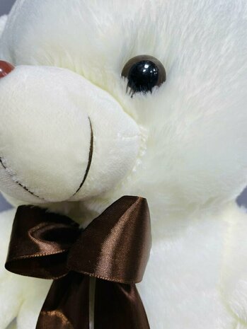 Cute teddy bear - ribbon - soft cuddly bear 45CM