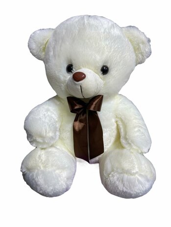 Cute teddy bear - ribbon - soft cuddly bear 45CM