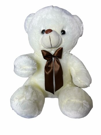 Cute teddy bear - ribbon - soft cuddly bear 45CM