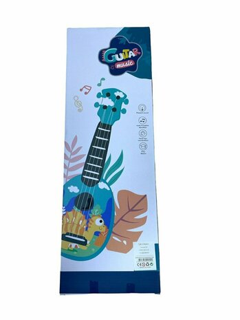 Dinosaurus gitaar - 4 snaren - 54CM - Music Guitar - kindergitaar