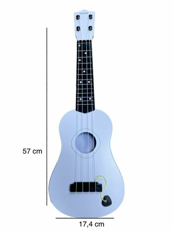 Gitaar voor kinderen - Guitar Club - 57CM - 4 snaren - Speelgoedgitaar