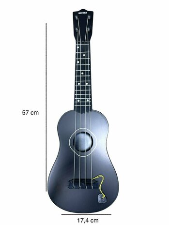 Gitaar voor kinderen - Guitar Club - 57CM - 4 snaren - Speelgoedgitaar