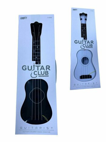 Gitaar voor kinderen - Guitar Club - 57CM - 4 snaren - Speelgoedgitaar