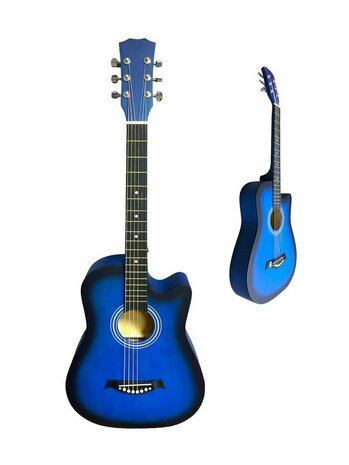 Western Gitaar - 6 snaren - Cutaway Akoestisch Guitar 38&quot;