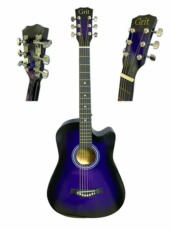 Western Gitaar - 6 snaren - Cutaway Akoestisch Guitar 38&quot;