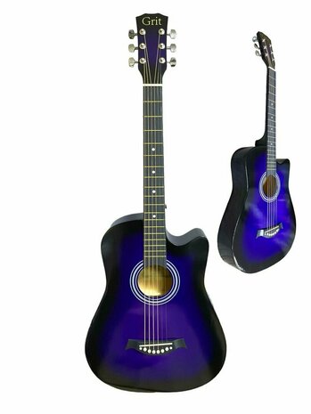 Western Gitaar - 6 snaren - Cutaway Akoestisch Guitar 38&quot;