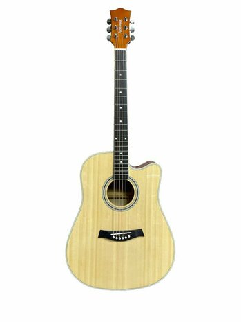 Akoestisch Gitaar - Adia Wood - 6 snaren - Cutaway Guitar 41&quot;