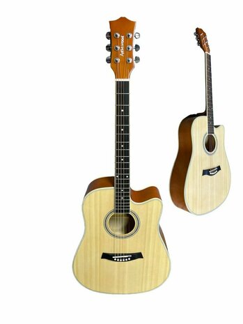 Akoestisch Gitaar - Adia Wood - 6 snaren - Cutaway Guitar 41&quot;