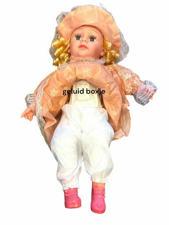 Cuddly toy doll - Cute and soft doll with sound - 57 CM