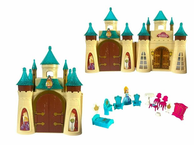 Ch&acirc;teau de princesse - Dream Castle - avec accessoires et princesse