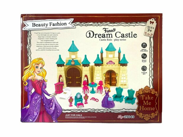 Ch&acirc;teau de princesse - Dream Castle - avec accessoires et princesse