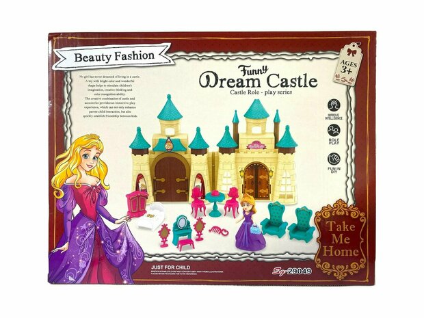 Princess castle - Dream Castle - incl. accessories and princess