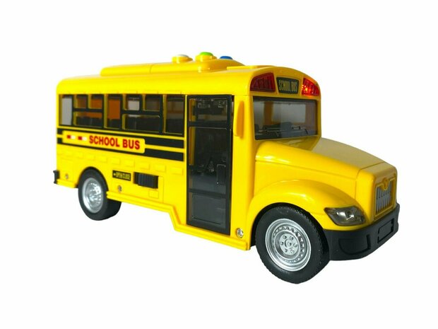 City School Bus - avec lumi&egrave;re et son 20 cm jaune - fourgon jouet