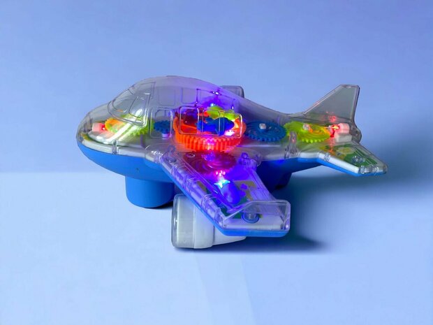 Super Aircraft Gear &ndash; Spielzeugflugzeug &ndash; Lichter und Ger&auml;usche, 20 cm