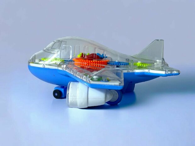 Super Aircraft Gear - Avion jouet - lumi&egrave;res et sons 20CM