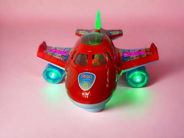 Super Aircraft - Toy airplane - lights and sounds 20CM