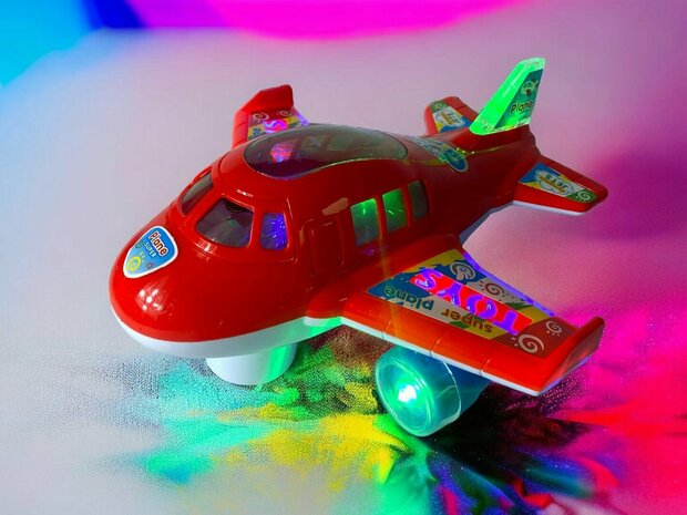 Super Aircraft - Avion jouet - lumi&egrave;res et sons 20CM