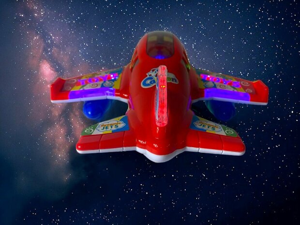 Super Aircraft - Avion jouet - lumi&egrave;res et sons 20CM