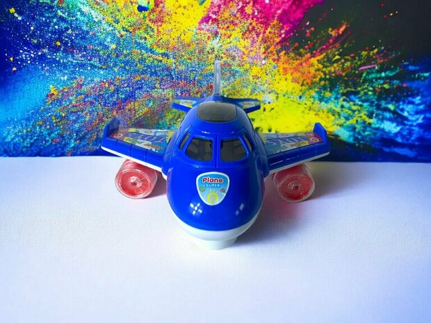 Super Aircraft - Toy airplane - lights and sounds 20CM