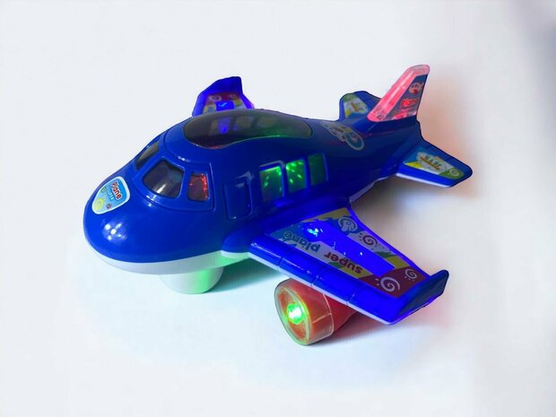 Super Aircraft - Avion jouet - lumi&egrave;res et sons 20CM