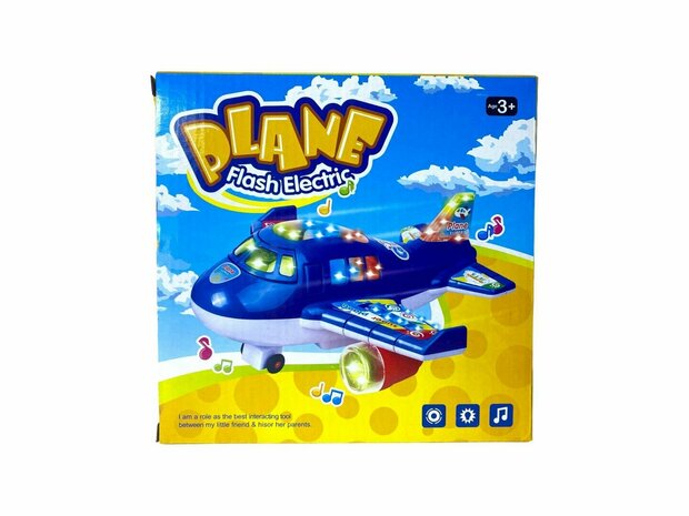 Super Aircraft - Toy airplane - lights and sounds 20CM