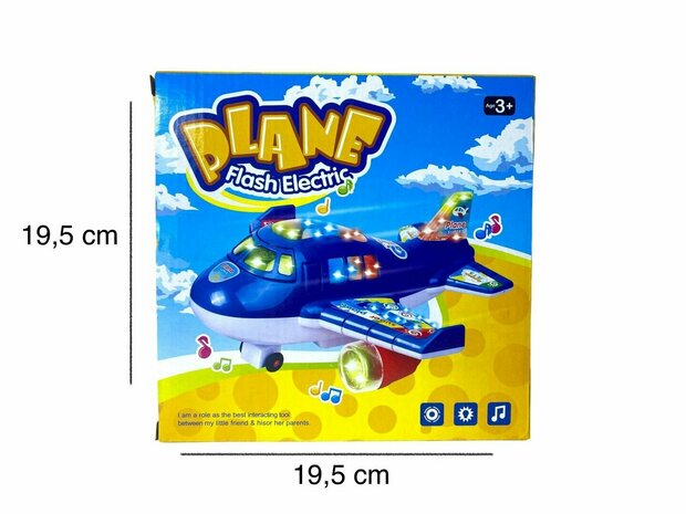 Super Aircraft - Toy airplane - lights and sounds 20CM