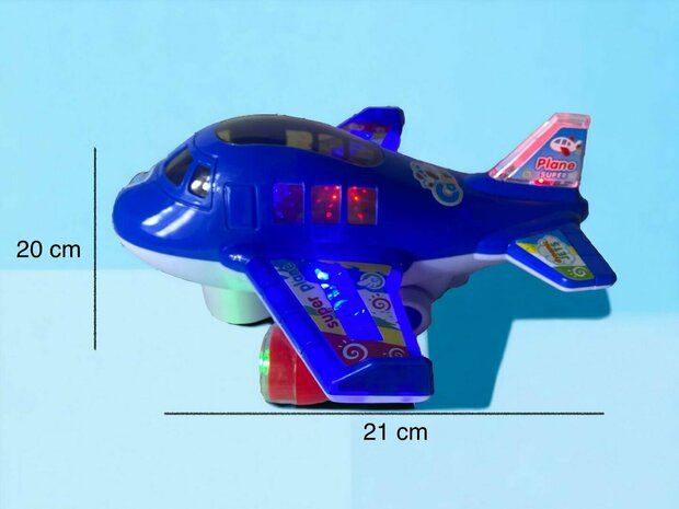 Super Aircraft - Spielzeugflugzeug - Lichter und Ger&auml;usche 20CM