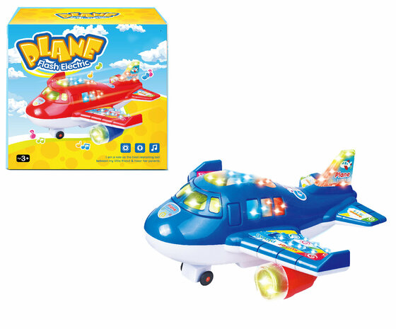 Super Aircraft - Toy airplane - lights and sounds 20CM