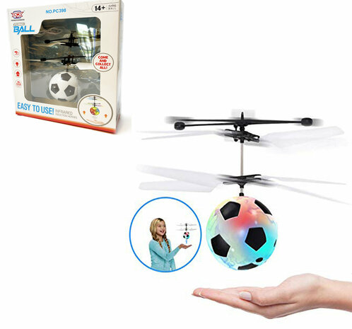 Flying Ball Soccer &ndash; schwebender Fu&szlig;ball &ndash; handgesteuerter fliegender Ball &ndash; Hover Sphere &ndash; wiederaufladbar