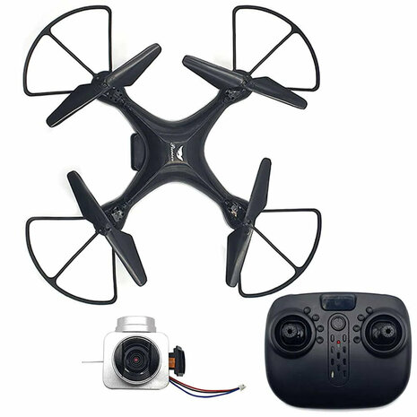 Drone - Voor Kinderen - Live Camera Beelden - Oplaadbaar - Quadcopter voor Beginners - Zwart