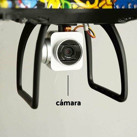 Quadrocopter mit Live-Kamera &ndash; Graffiti &ndash; WLAN &ndash; App-Steuerung &ndash; 2,4 GHz &ndash; Schwebefunktion &ndash; Drohne