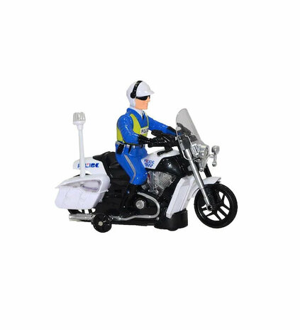 Moto de police avec flash LED et sons de police - Police 20CM