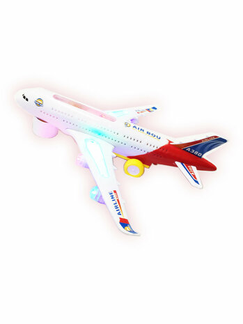 Airbus toy plane with sound and lights 30.5CM.