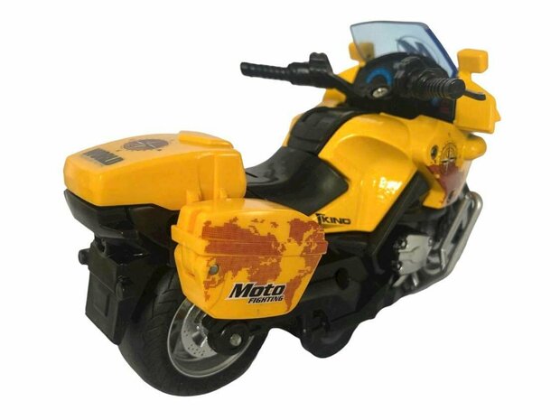 Motorcycle toy from Die-cast with pull-back system