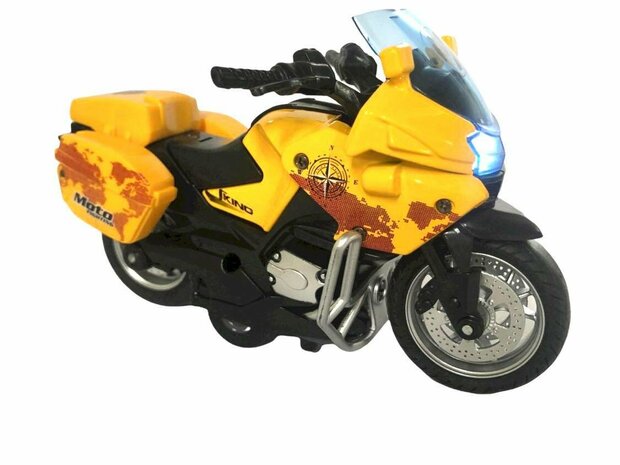 Motorcycle toy from Die-cast with pull-back system