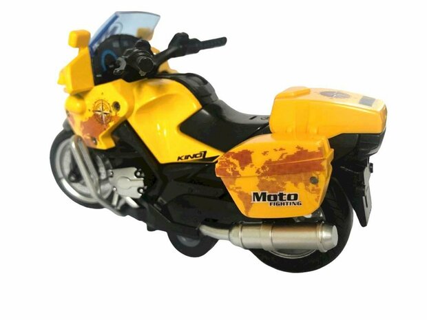 Motorcycle toy from Die-cast with pull-back system