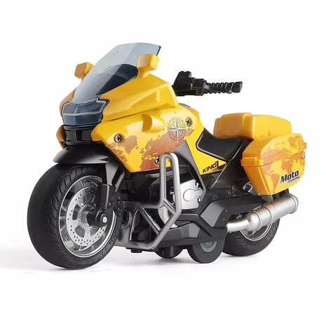 Motorcycle toy from Die-cast with pull-back system