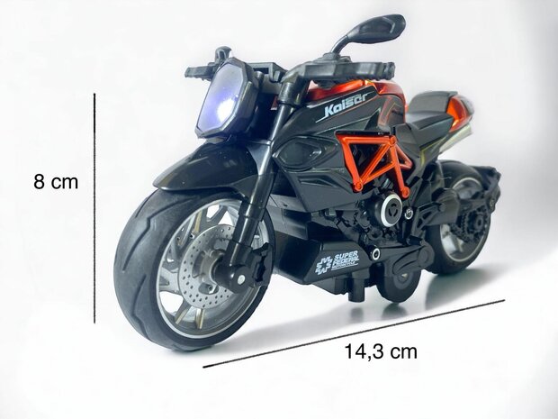 MOTOR CLASSICAL MODEL - Die-cast with pull-back system M66.