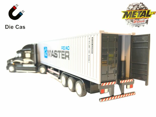 LKW mit Containerzugmaschine mit Anh&auml;nger 40FT Container Master &ndash; Diecast Master G