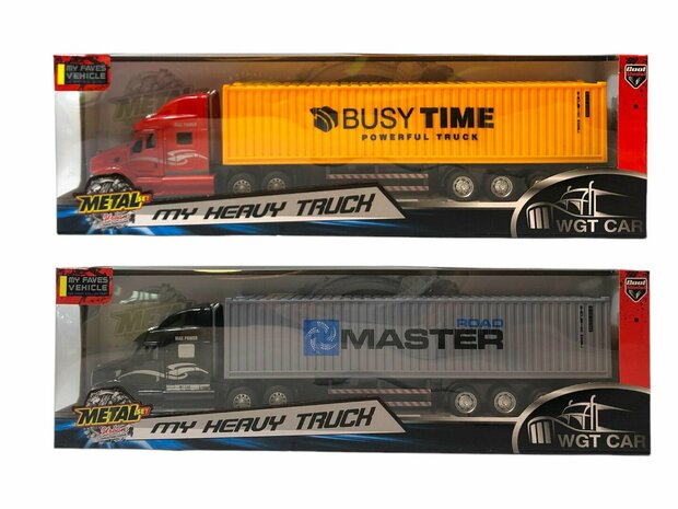 Truck with Container Tractor with trailer 40FT Container Master - Diecast Master G
