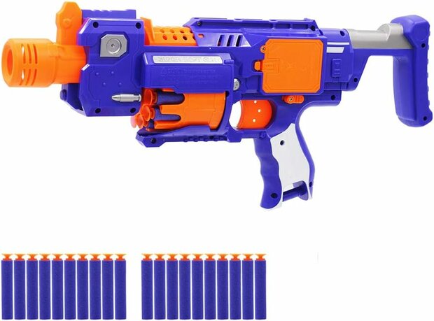 Spielzeug-Elektro-Blaster &ndash; 20 x spezielle Soft-Elite-Darts Super Blast