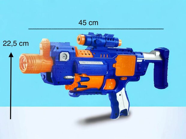 Jouet Blaster &eacute;lectrique - 20 x fl&eacute;chettes Elite souples sp&eacute;ciales Super Blast