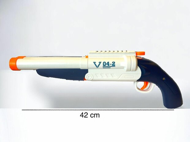 Fusil de chasse jouet - Fl&eacute;chettes Elite - Blaster - fl&eacute;chettes en caoutchouc souple - 42 cm