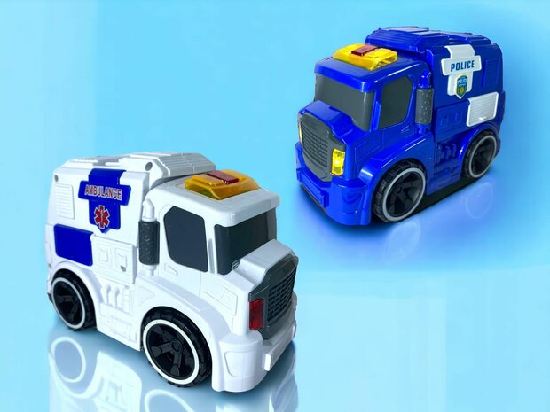 Ambulance toy - with siren sounds and lights 19.5cm