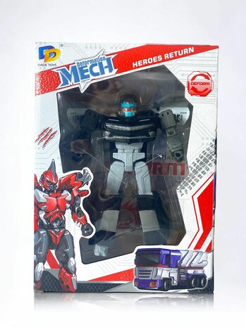 Transform Toys Optimus Prime - Voiture et robot de d&eacute;formation de police - 2 en 1