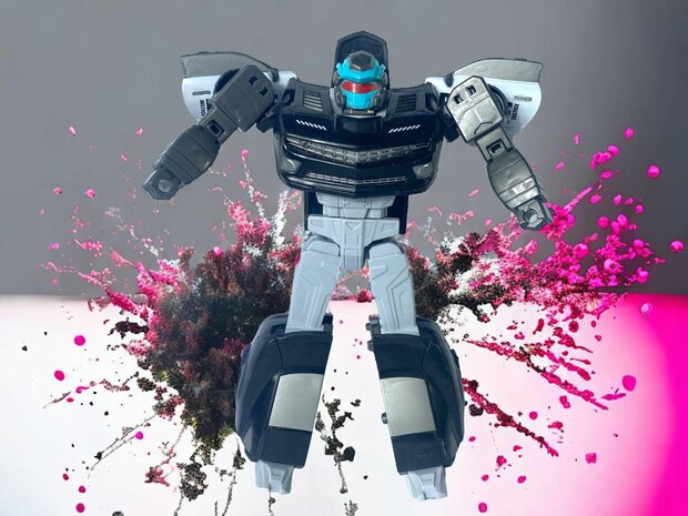 Transform speelgoed Optimus Prime - Politie Deformation auto en robot - 2 in 1