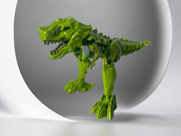 Transform speelgoed Optimus Prime - Dinosaurus Deformation dino en robot - 2 in 1