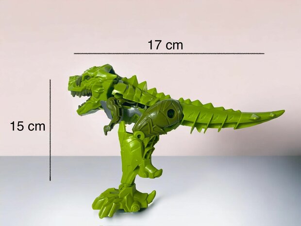 Transform speelgoed Optimus Prime - Dinosaurus Deformation dino en robot - 2 in 1