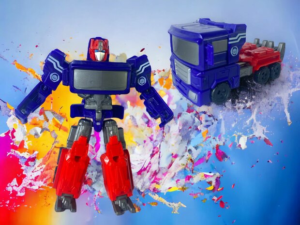 Jouets de transformation Optimus Prime - D&eacute;formation - 2 en 1 - voiture et robot